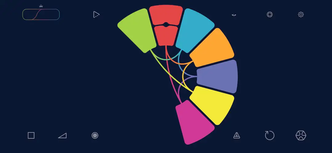 A screenshot of musicLabe's Minimal View, displaying a simplified, user-friendly interface for easy navigation and music creation.